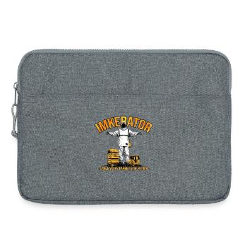 Beekeeper Whole colonies work for me - Laptop bag 15" - heather grey - Front