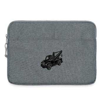 Abschleppwagen - Laptoptasche 15" - Grau meliert - Vorne