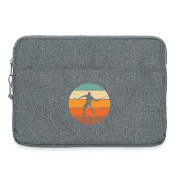 tennis - Sacoche pour ordinateur portable 15 pouces - gris chiné - Devant