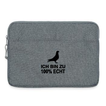 Tauben - Laptoptasche 15" - Grau meliert - Vorne