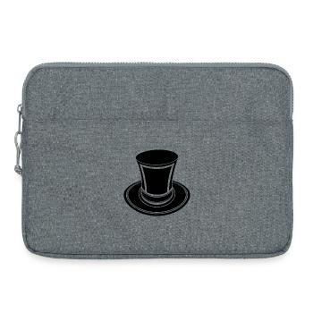 Haut-de-forme - Sacoche pour ordinateur portable 15 pouces - gris chiné - Devant