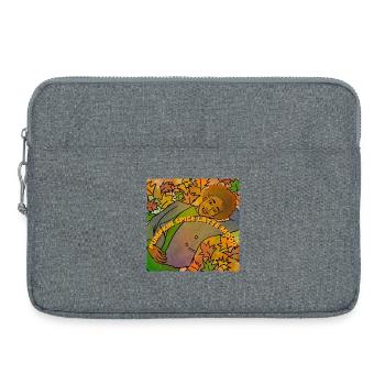 Pumpkin Spice Latte Mood - Laptop bag 15" - heather grey - Front