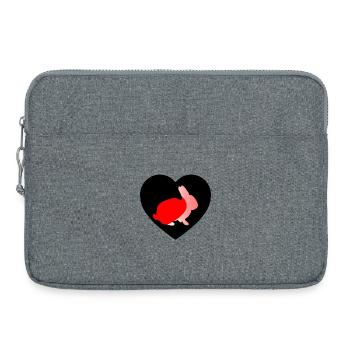 Kaninchen - Laptoptasche 15" - Grau meliert - Vorne