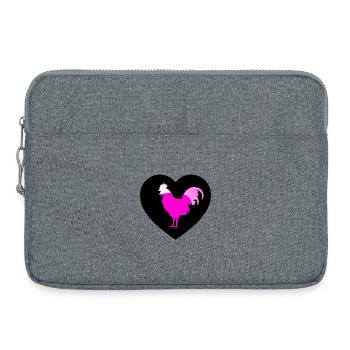 Hahn - Laptoptasche 15" - Grau meliert - Vorne