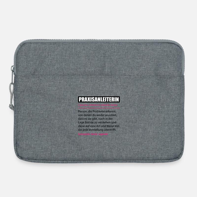 Practice Instructor Definition Funny Profession Nursing - Laptop bag 15" - heather grey
