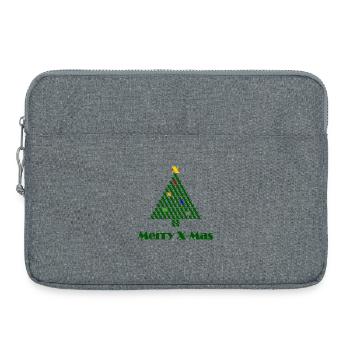 Merry X-Mas! - Laptoptasche 15" - Grau meliert - Vorne
