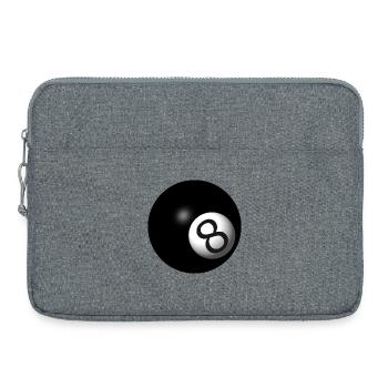 Billiard ball - Laptop bag 15" - heather grey - Front