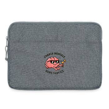Mental load: OFF DUTY - Laptop bag 15" - heather grey - Front