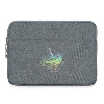 Kreisel - Laptoptasche 15" - Grau meliert - Vorne