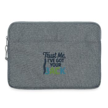 Lizenzierte professionelle Wirbelsäulen-Ausrichtung von DC - Laptoptasche 15" - Grau meliert - Vorne