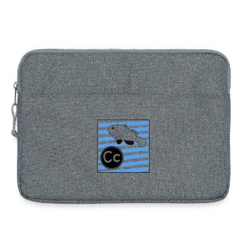 C wie Clownfisch  - Laptoptasche 15" - Grau meliert - Vorne