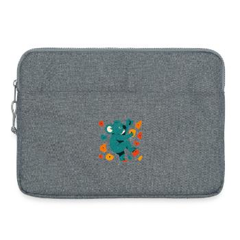 Bouldern Koala Koalabär Klettern Geschenk - Laptoptasche 15" - Grau meliert - Vorne