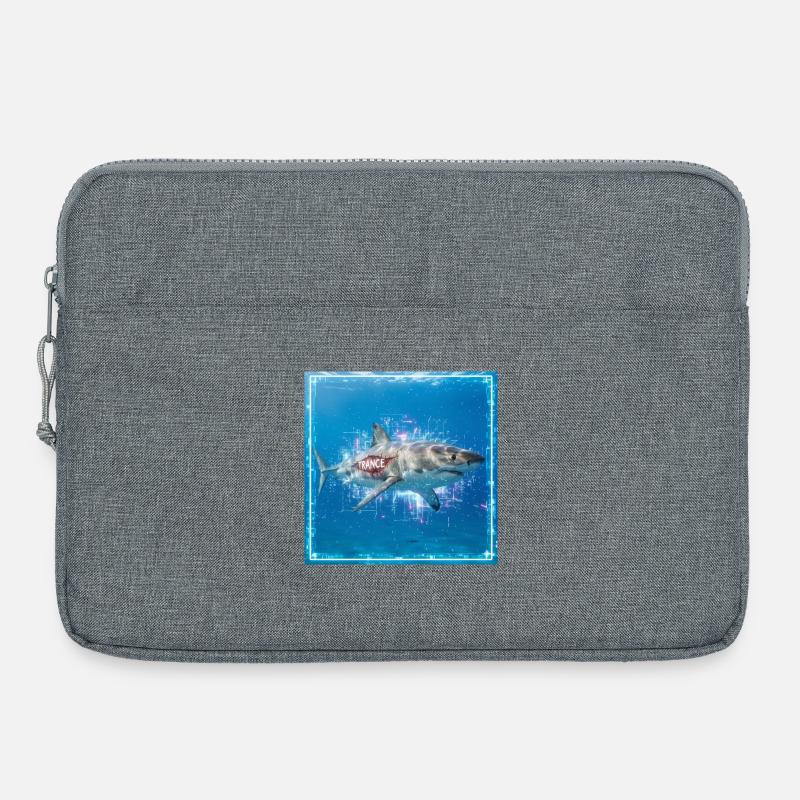 Trance Shark - Laptoptasche 15" - Grau meliert