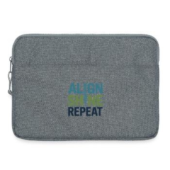 Lizenzierte klinische Spezialisten für Wirbelsäulengesundheitsgeräte - Laptoptasche 15" - Grau meliert - Vorne
