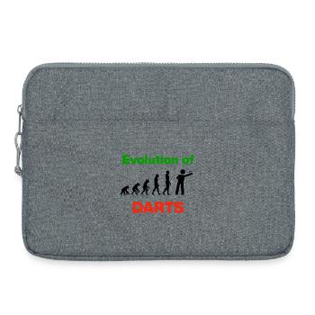 Evolution of Darts, Creation of Perfetion, 180 - Laptop bag 15" - heather grey - Front