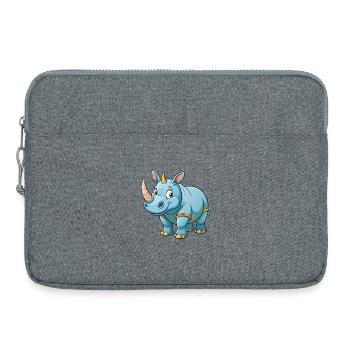 Nashorn - Laptoptasche 15" - Grau meliert - Vorne