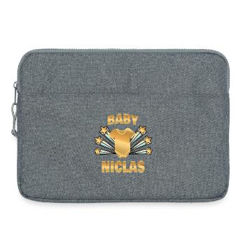 Nicholas - Laptop bag 15" - heather grey - Front