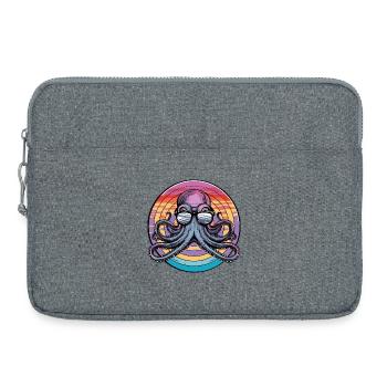 Octopus Retro Surf - Laptoptasche 15" - Grau meliert - Vorne