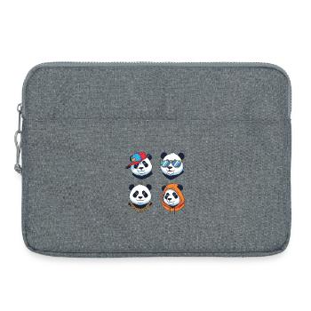 Panda Streetstyle Avatars Set - Sacoche pour ordinateur portable 15 pouces - gris chiné - Devant