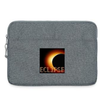 Total Solar Eclipse 2026 - Laptop bag 15" - heather grey - Front