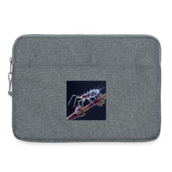 Fascinating Aphid Macro Insects Graphic - Laptop bag 15" - heather grey - Front
