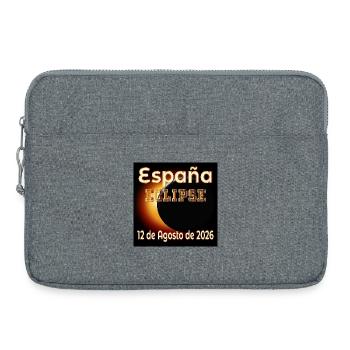 Eclipse Observation Spain - Laptop bag 15" - heather grey - Front