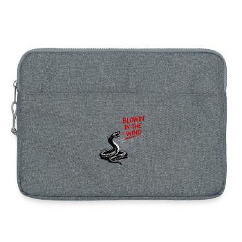 Windschlange Grafik - Laptoptasche 15" - Grau meliert - Vorne