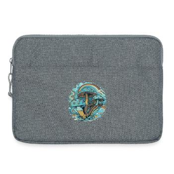 Blaupilz Wunderwald - Laptoptasche 15" - Grau meliert - Vorne