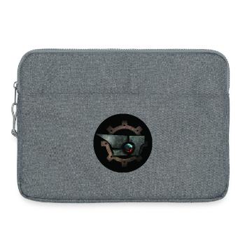 Logo GranFigo - Sacoche pour ordinateur portable 15 pouces - gris chiné - Devant