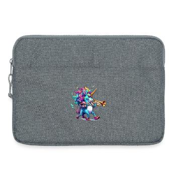 Unicorn Trumpet Color Spell - Laptop bag 15" - heather grey - Front