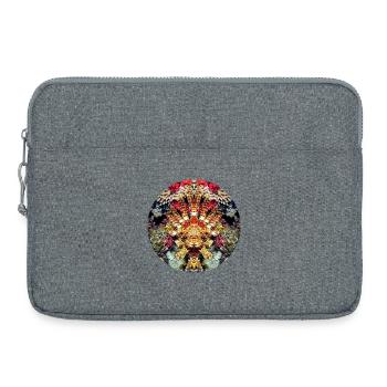 Créature Aquatique Coral Mandala - Sacoche pour ordinateur portable 15 pouces - gris chiné - Devant