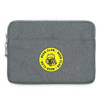 Bier Club Verein Saufen - Laptoptasche 15" - Grau meliert - Vorne