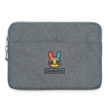 Bunny 67 : Créateur de tendances - Sacoche pour ordinateur portable 15 pouces - gris chiné - Devant