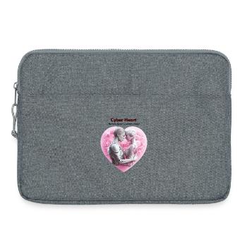 Cyber Heart Encounter - Laptop bag 15" - heather grey - Front