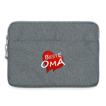 Meilleure mamie - Sacoche pour ordinateur portable 15 pouces - gris chiné - Devant