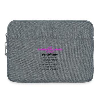 Meine Karriereplanung Ist Simple Pink - Laptoptasche 15" - Grau meliert - Vorne