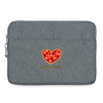 Pizza_Amore - Laptoptasche 15" - Grau meliert - Vorne
