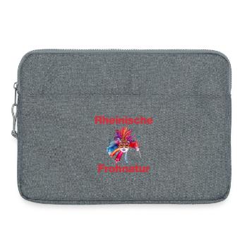 RHEINISCHE FROHNATUR, JECK! KARNEVAL SESSION - Laptoptasche 15" - Grau meliert - Vorne