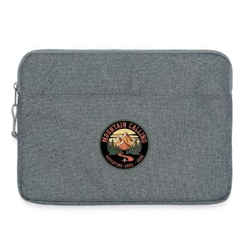 Bergruf Patch: Abenteuer Aura 2026 - Laptoptasche 15" - Grau meliert - Vorne