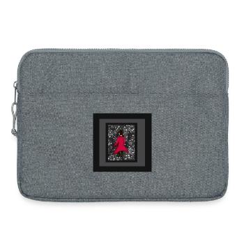 Anime_Roter Manteau - Sacoche pour ordinateur portable 15 pouces - gris chiné - Devant