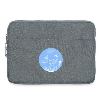 Underwater world - Laptoptasche 15" - Grau meliert - Vorne