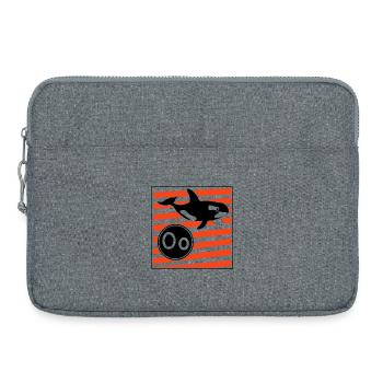 O wie Orca - Laptoptasche 15" - Grau meliert - Vorne