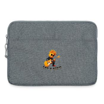 Sun Rocker with Guitar - Laptop bag 15" - heather grey - Front