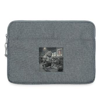 Gymnase Pitbull - Sacoche pour ordinateur portable 15 pouces - gris chiné - Devant