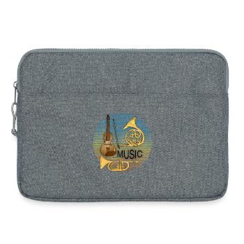 Musikinstrumente - Laptoptasche 15" - Grau meliert - Vorne