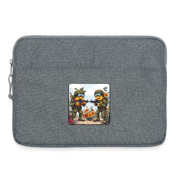 Blossom Fight Duo - Laptop bag 15" - heather grey - Front