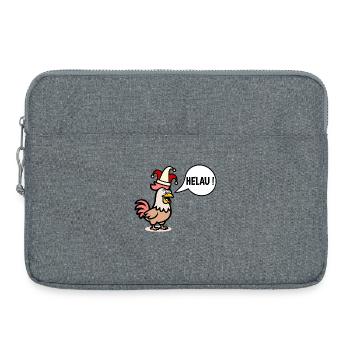 Chapeau du Prince de Poulet - Carnival Helau - Sacoche pour ordinateur portable 15 pouces - gris chiné - Devant