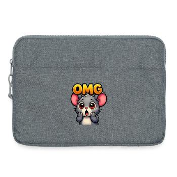 OMG Maus  - Laptoptasche 15" - Grau meliert - Vorne