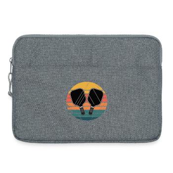 Pickleball - Laptop bag 15" - heather grey - Front