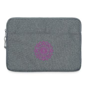 Mandala - Laptoptasche 15" - Grau meliert - Vorne